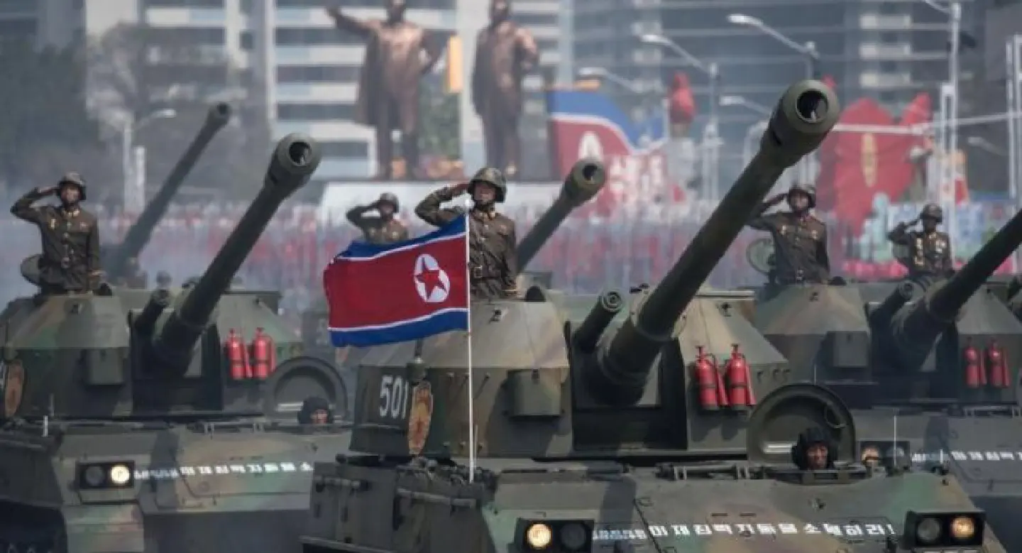 N.Korea's Kim stages giant show of military strength N.Korea's Kim stages giant show of military strength
