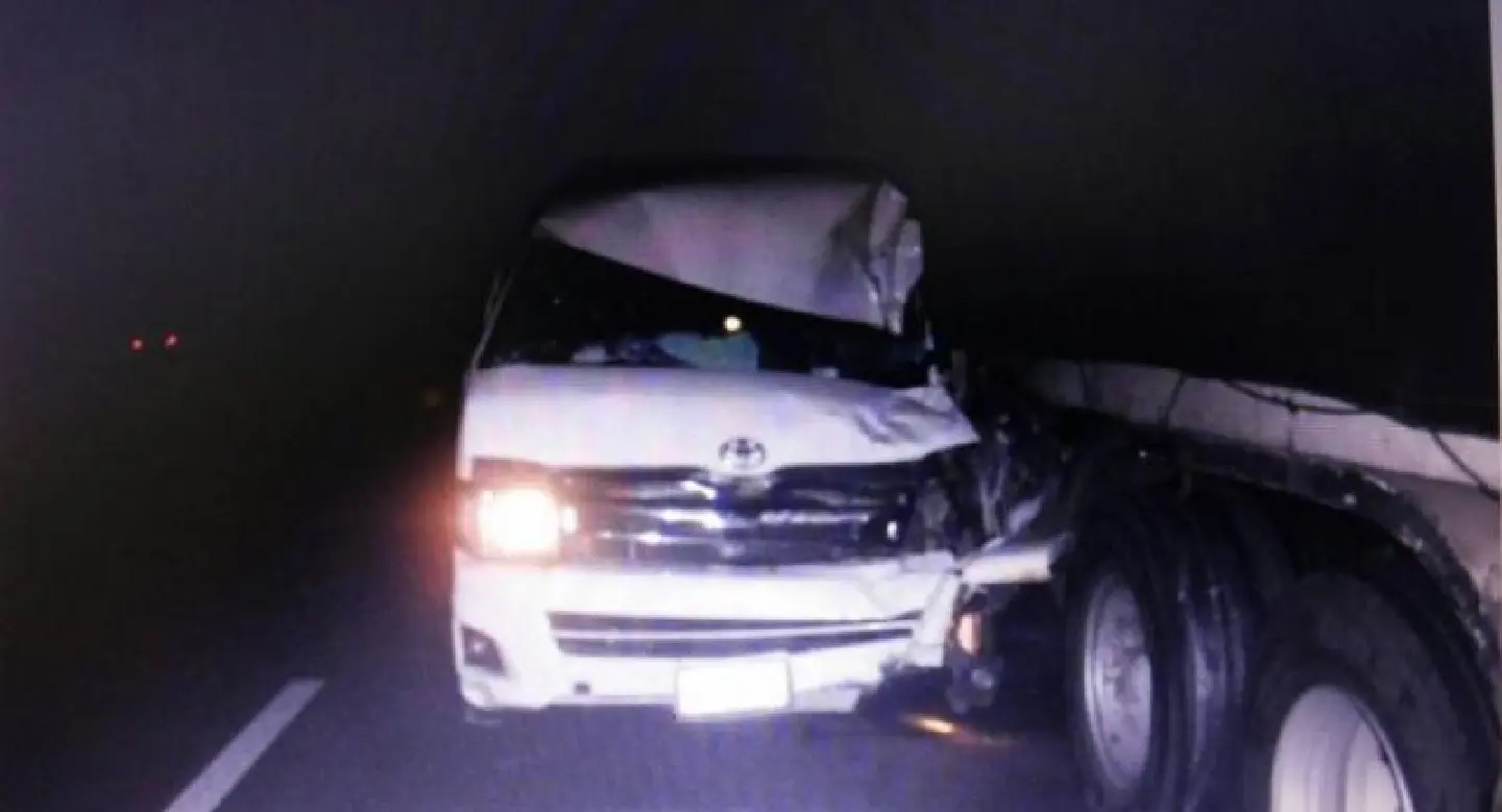 ‘Miraculous escape’ after charter van crashes into trailer truck ‘Miraculous escape’ after charter van crashes into trailer truck