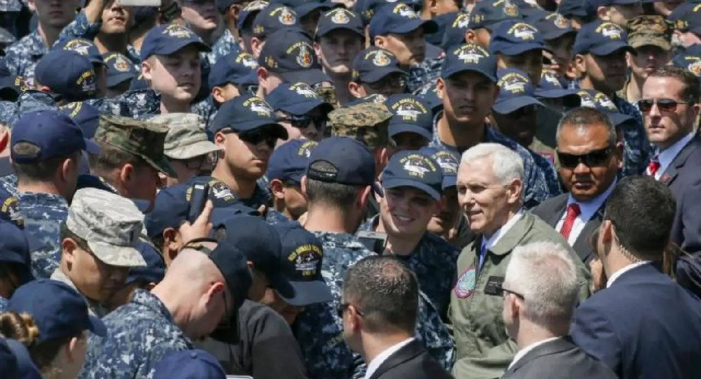 Pence vows 'overwhelming' response to North Korea Pence vows 'overwhelming' response to North Korea