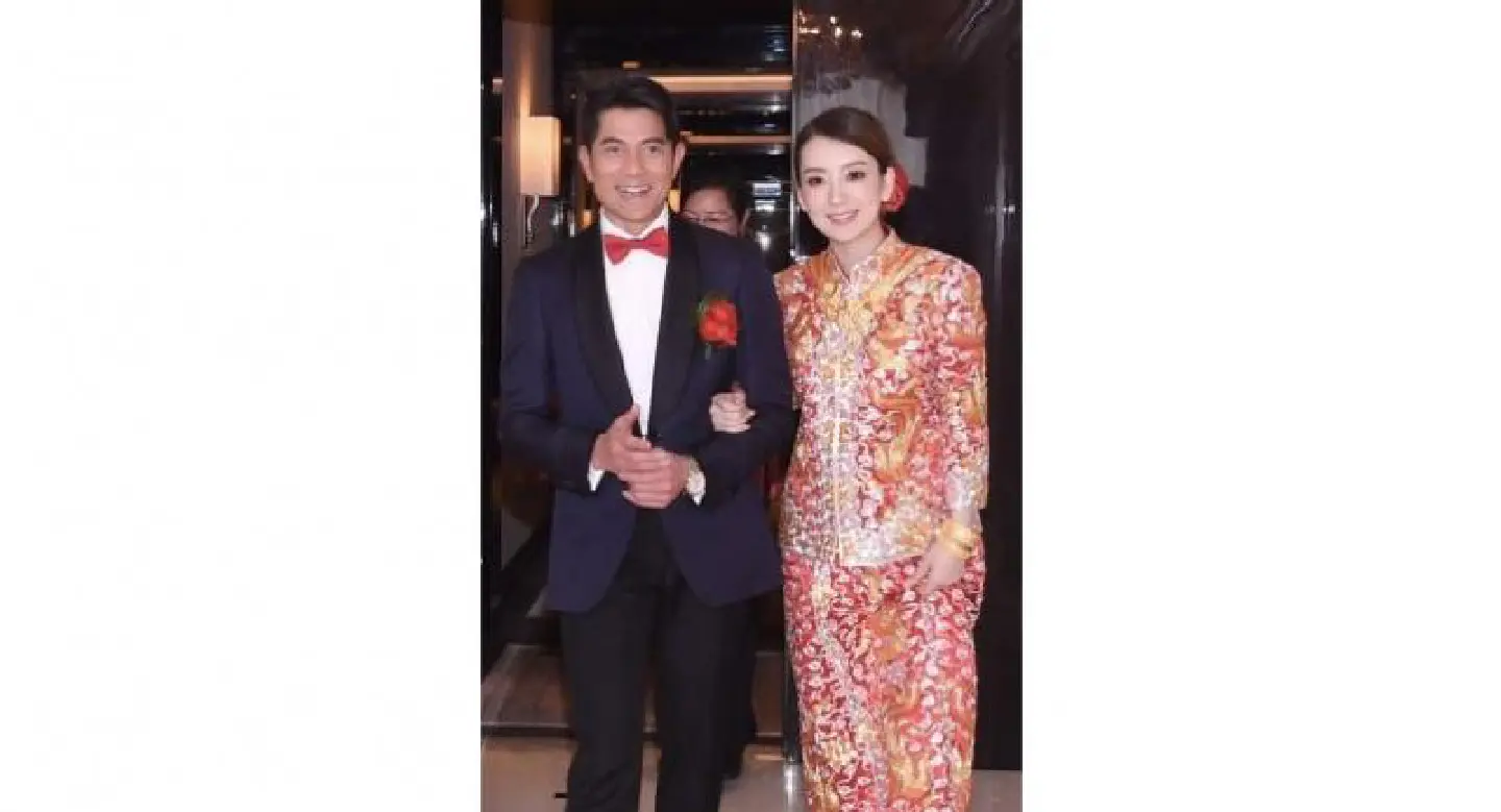 Aaron Kwok weds, his father-in-law says: 'I grew up listening to your songs. Treat my daughter well'