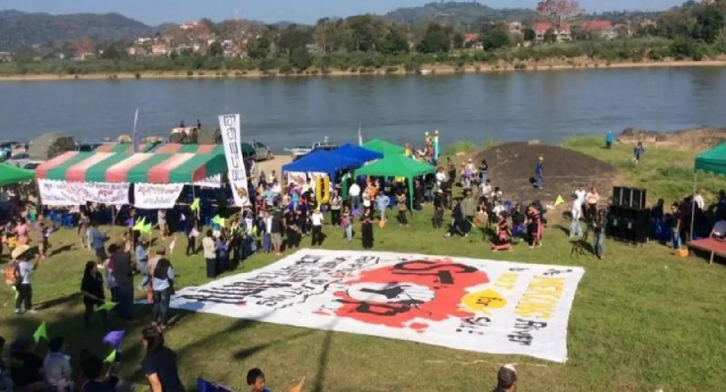 Governor denies bid to stop protest on Mekong blasting Governor denies bid to stop protest on Mekong blasting