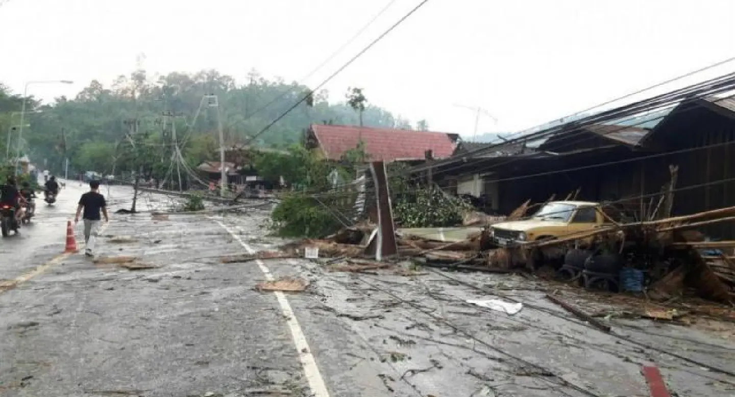 Storm damages 80 houses in Nan Storm damages 80 houses in Nan