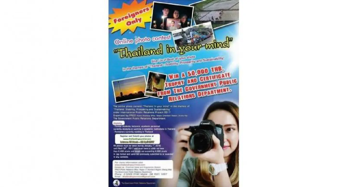 Foreigners can help boost ‘Thainess’ with snapshots Foreigners can help boost ‘Thainess’ with snapshots