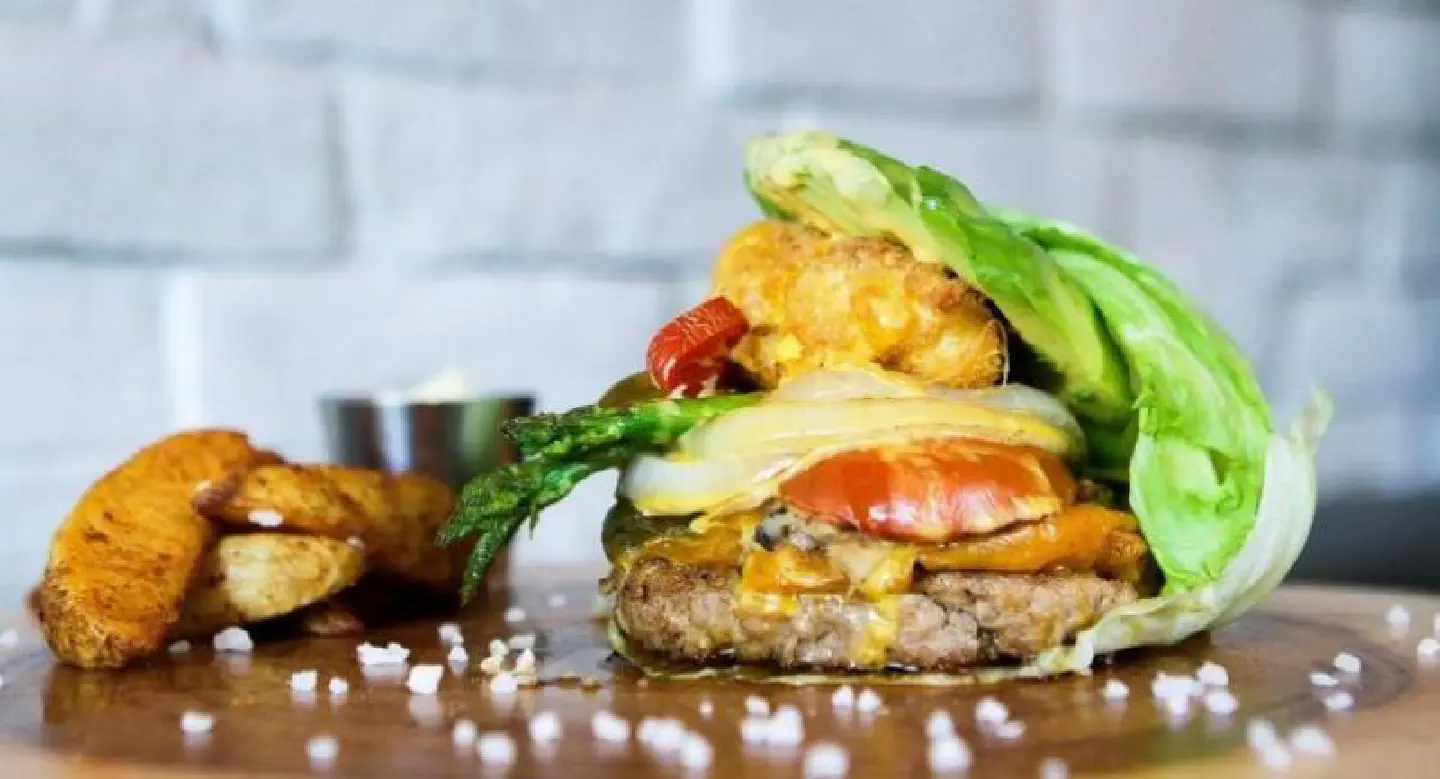 Burger minus the bun Burger minus the bun
