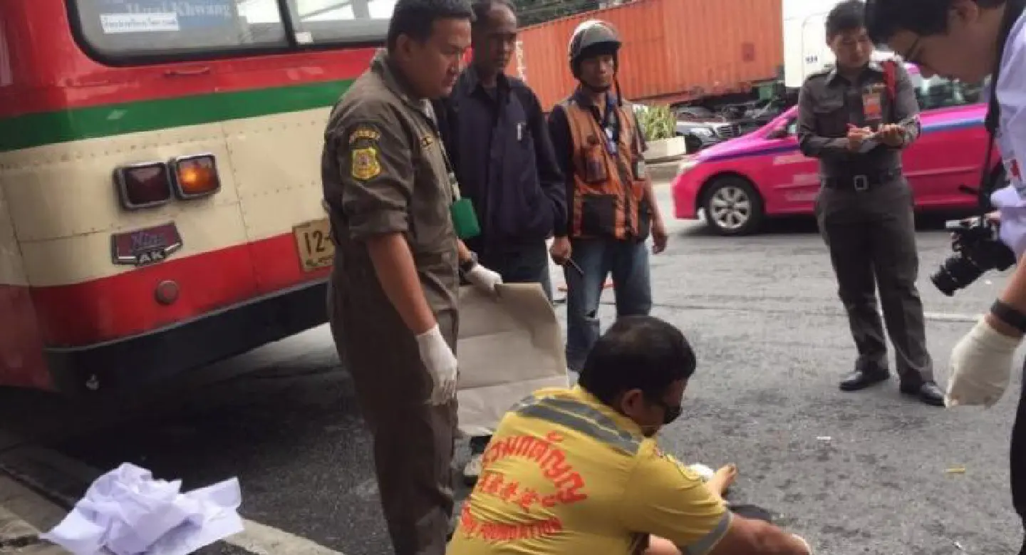 Bangkok cyclist killed by bus on way to catch bus Bangkok cyclist killed by bus on way to catch bus