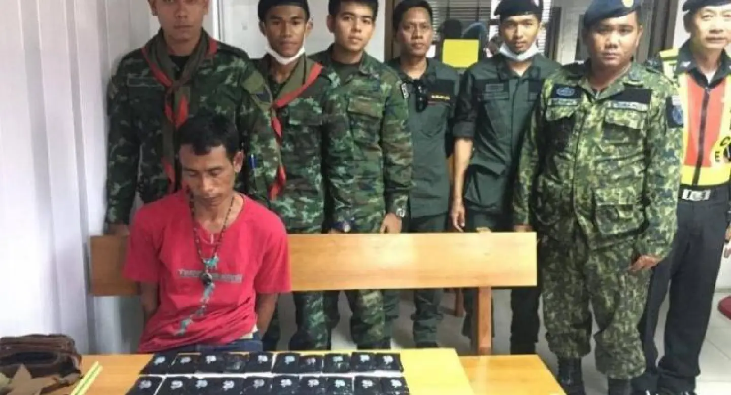 Drug mule arrested in Phuket with Bt800,000's worth of pills Drug mule arrested in Phuket with Bt800,000's worth of pills