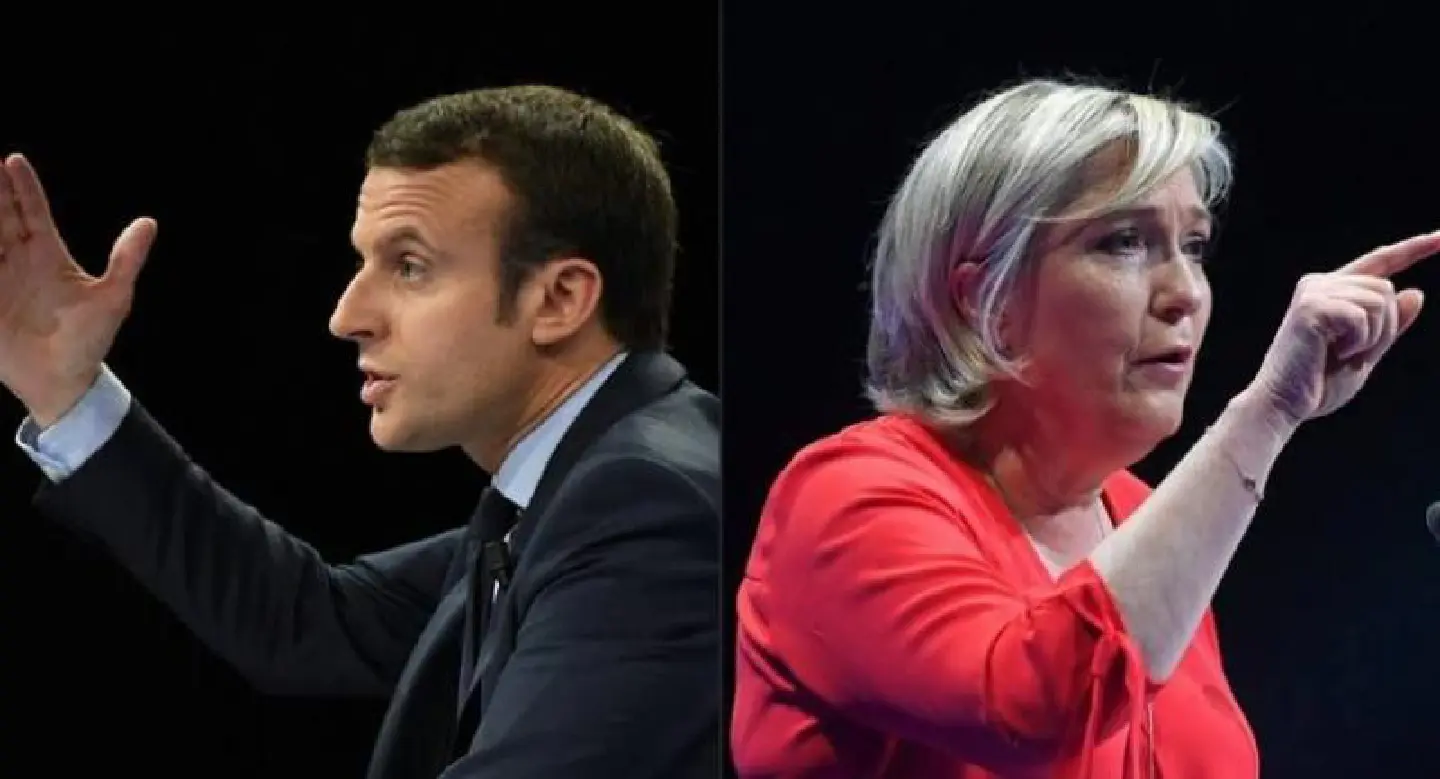 Macron, Le Pen face off as France elects president Macron, Le Pen face off as France elects president