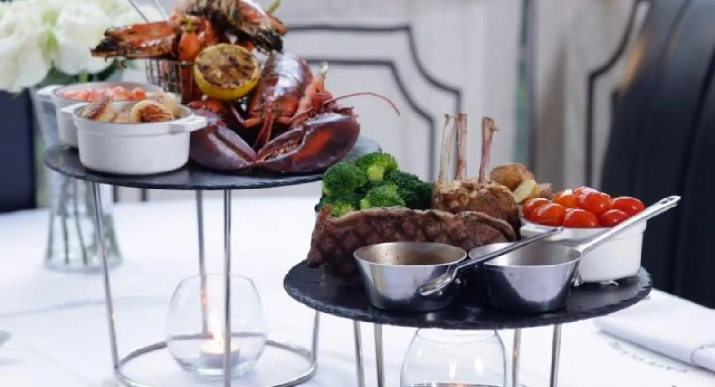 Surf and turf at the Oriental Residence Surf and turf at the Oriental Residence