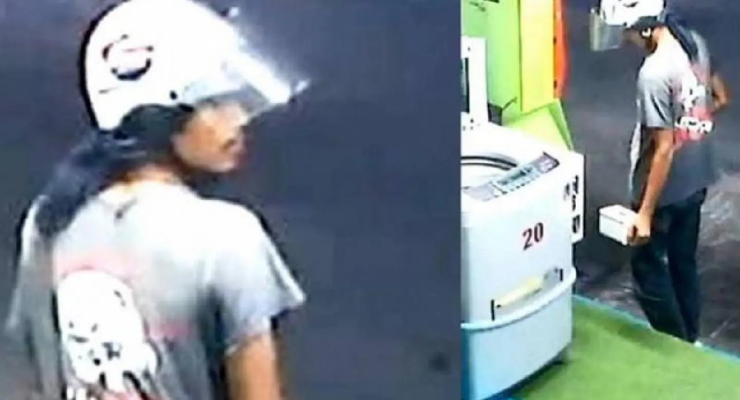 Serial coin thief wanted for swiping thousands from Phuket laundries Serial coin thief wanted for swiping thousands from Phuket laundries