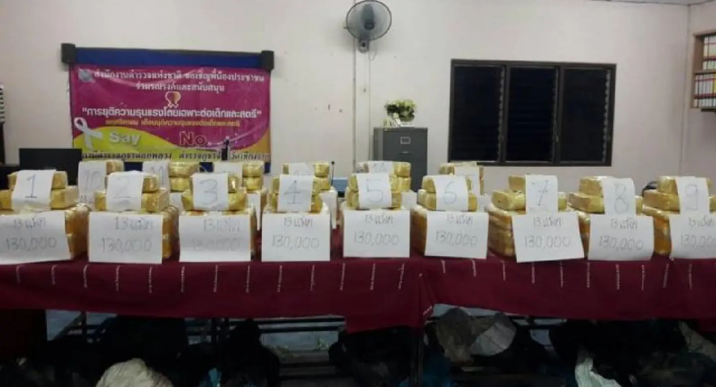 Two million meth pills found in car after three-district Chiang Rai car chase Two million meth pills found in car after three-district Chiang Rai car chase