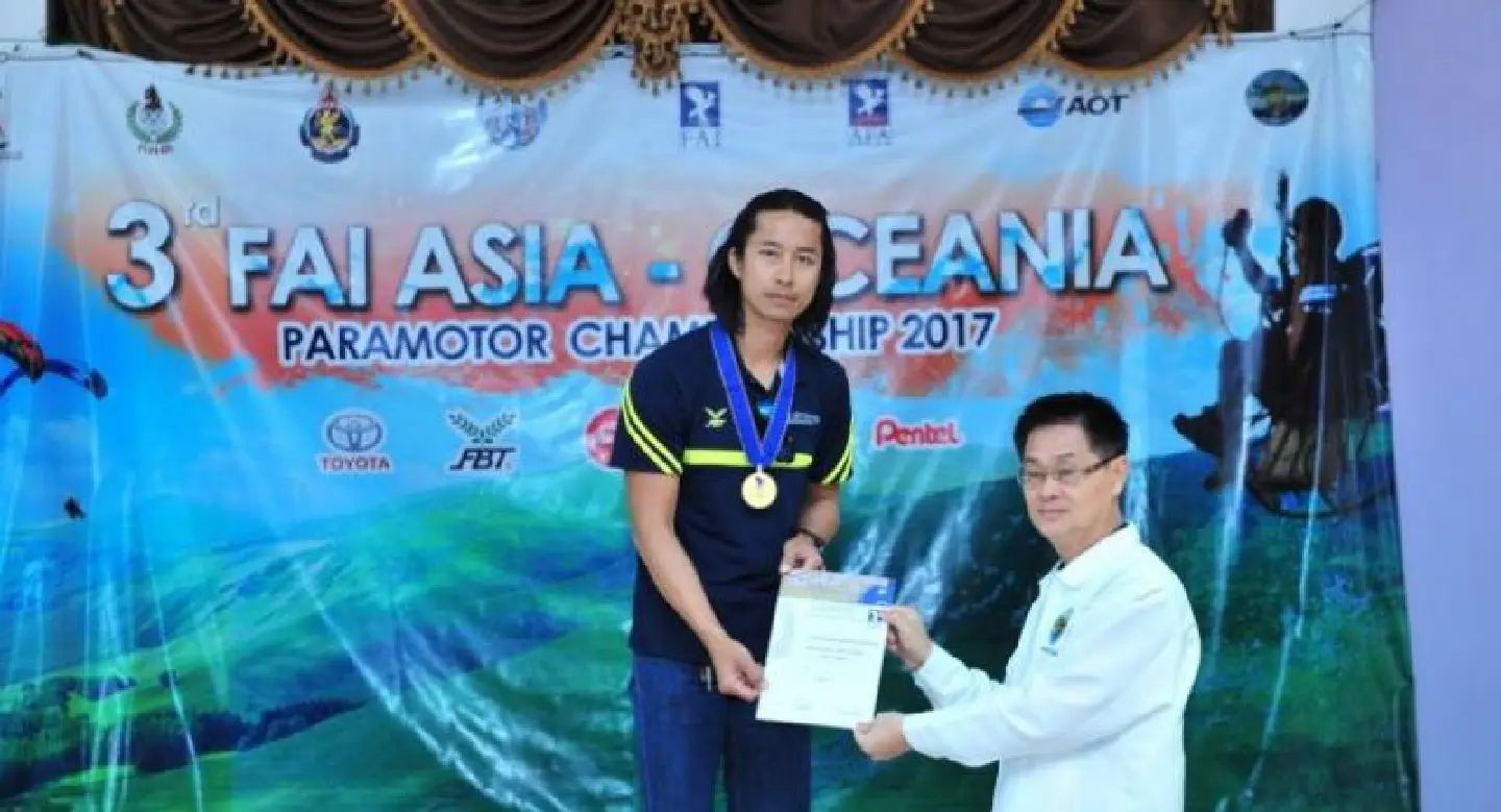 Thai paramotorists take honours in Asia-Oceania championship Thai paramotorists take honours in Asia-Oceania championship
