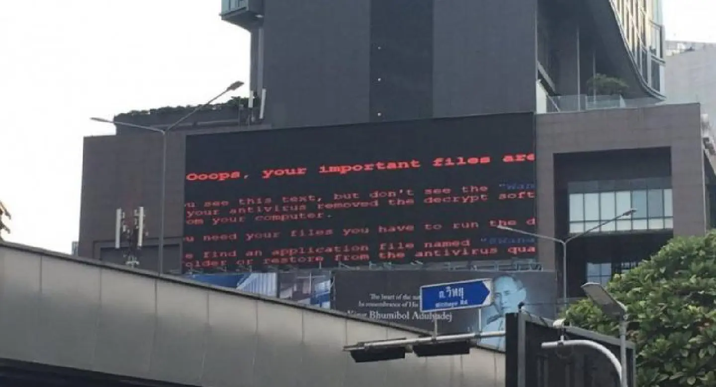 Wanna Cry ransomware hits the heart of Bangkok 
