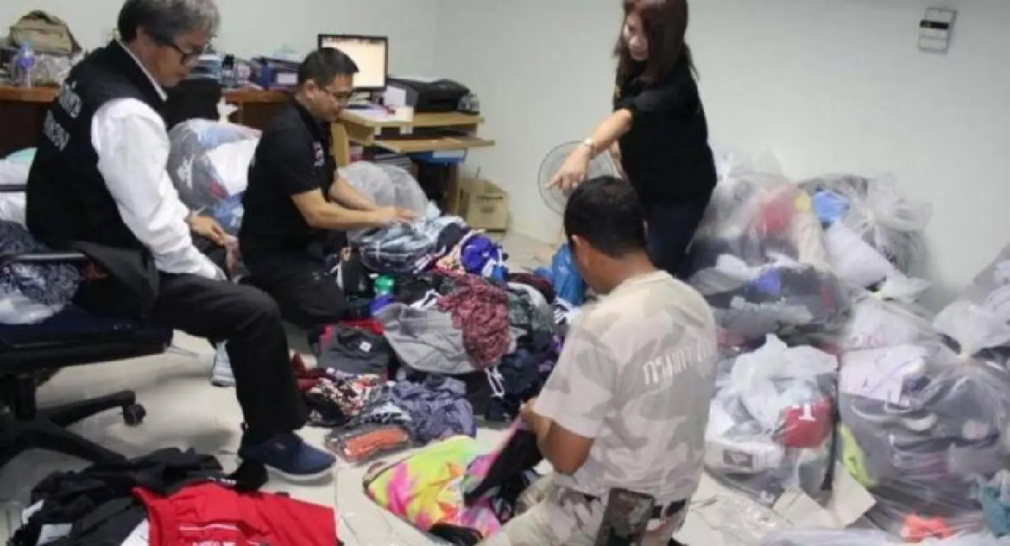 Ten arrested, B20mn of merchandise confiscated in Phuket raid Ten arrested, B20mn of merchandise confiscated in Phuket raid