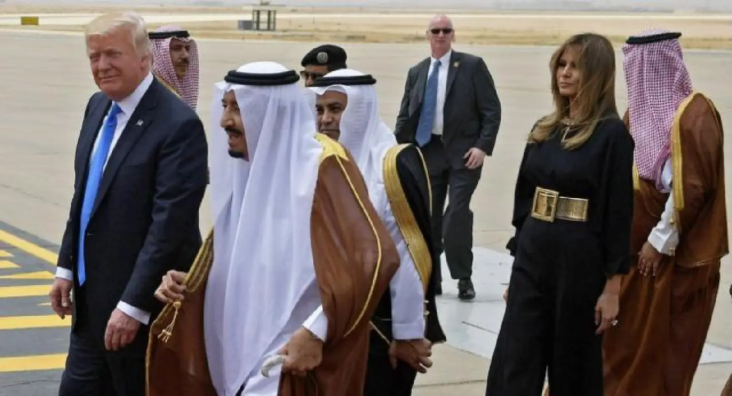 Trump starts foreign tour in Saudi as scandals mount at home Trump starts foreign tour in Saudi as scandals mount at home
