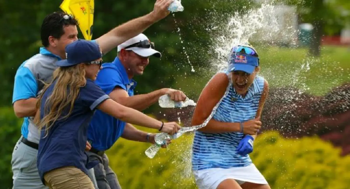 Thompson takes record five-shot LPGA Kingsmill win Thompson takes record five-shot LPGA Kingsmill win