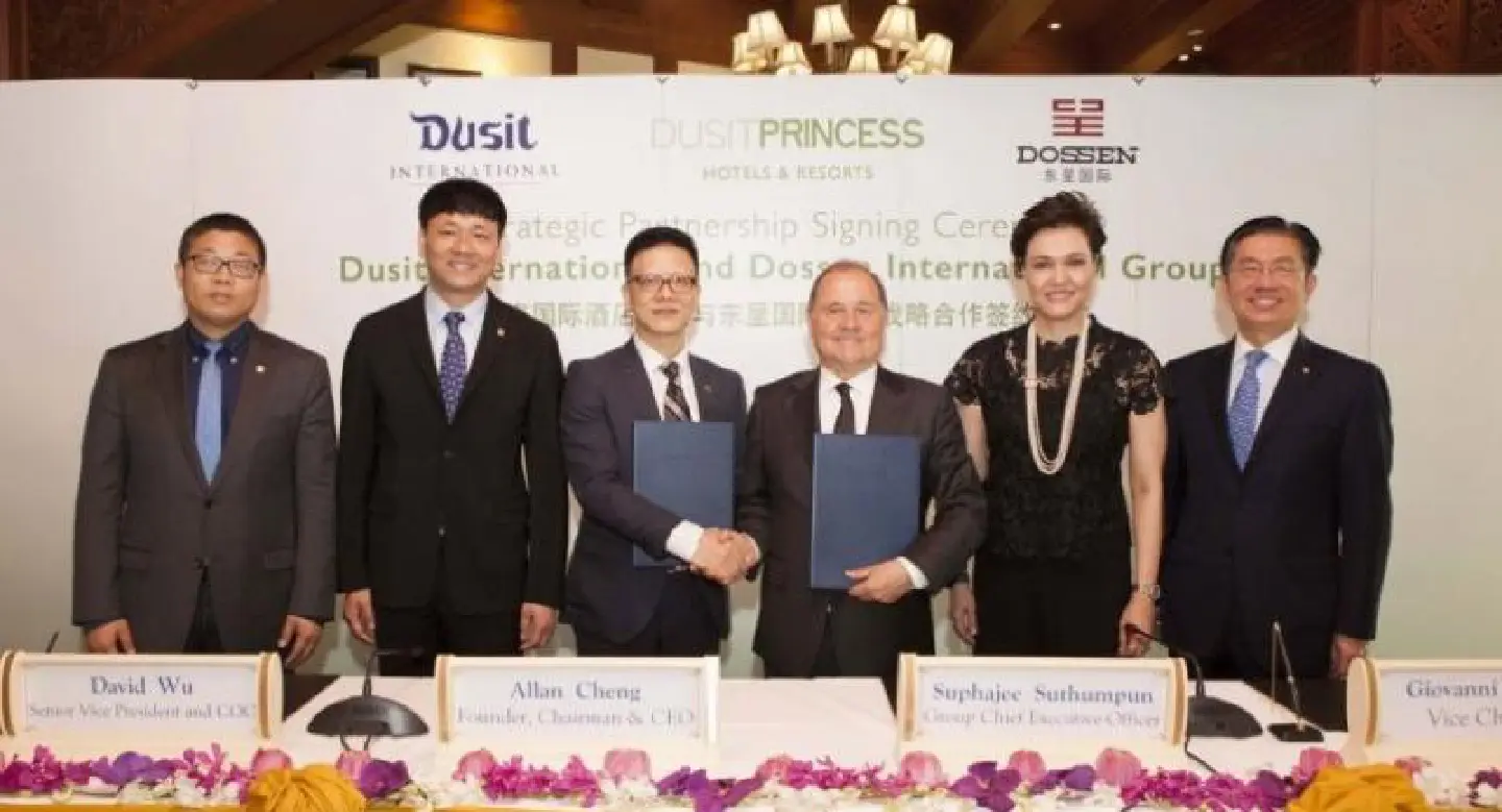 Dusit Inter forms strategic partnership with Dossen Dusit Inter forms strategic partnership with Dossen