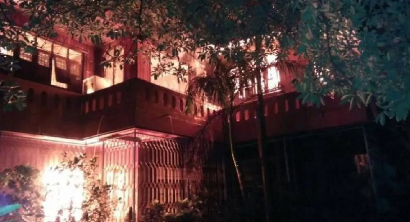 Close call for abbot in Chiang Mai temple blaze Close call for abbot in Chiang Mai temple blaze