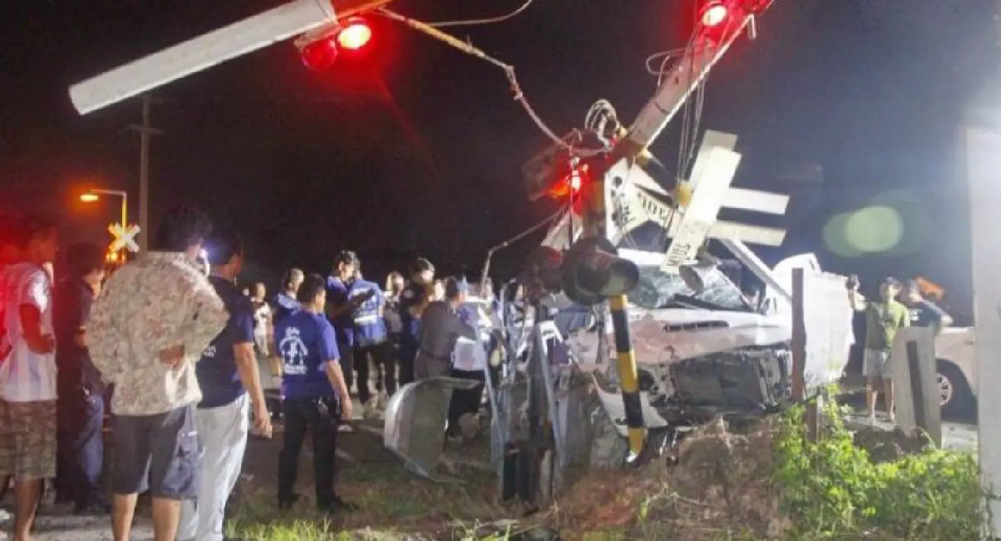 One killed, another injured as train hits pickup at level crossing One killed, another injured as train hits pickup at level crossing
