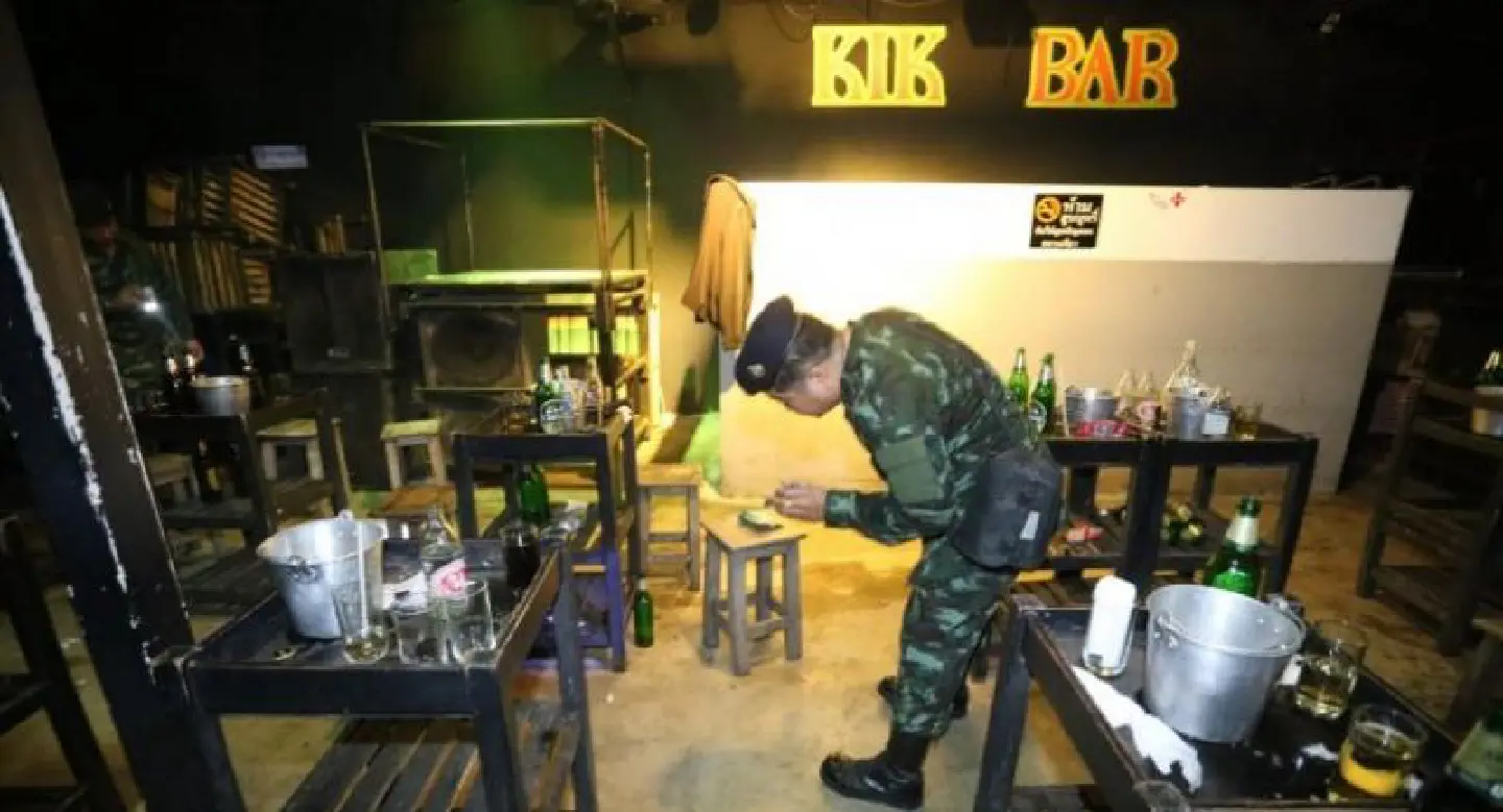 Bangkok pub raided for violating closing-hour rule Bangkok pub raided for violating closing-hour rule