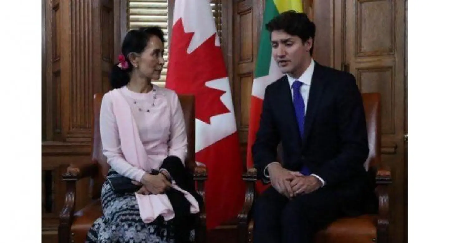 Suu Kyi, Trudeau talk federalism for Myanmar Suu Kyi, Trudeau talk federalism for Myanmar