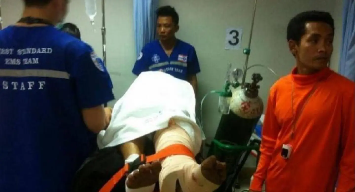 Aussie, Argentinian hospitalized after Krabi rock climbing accident Aussie, Argentinian hospitalized after Krabi rock climbing accident