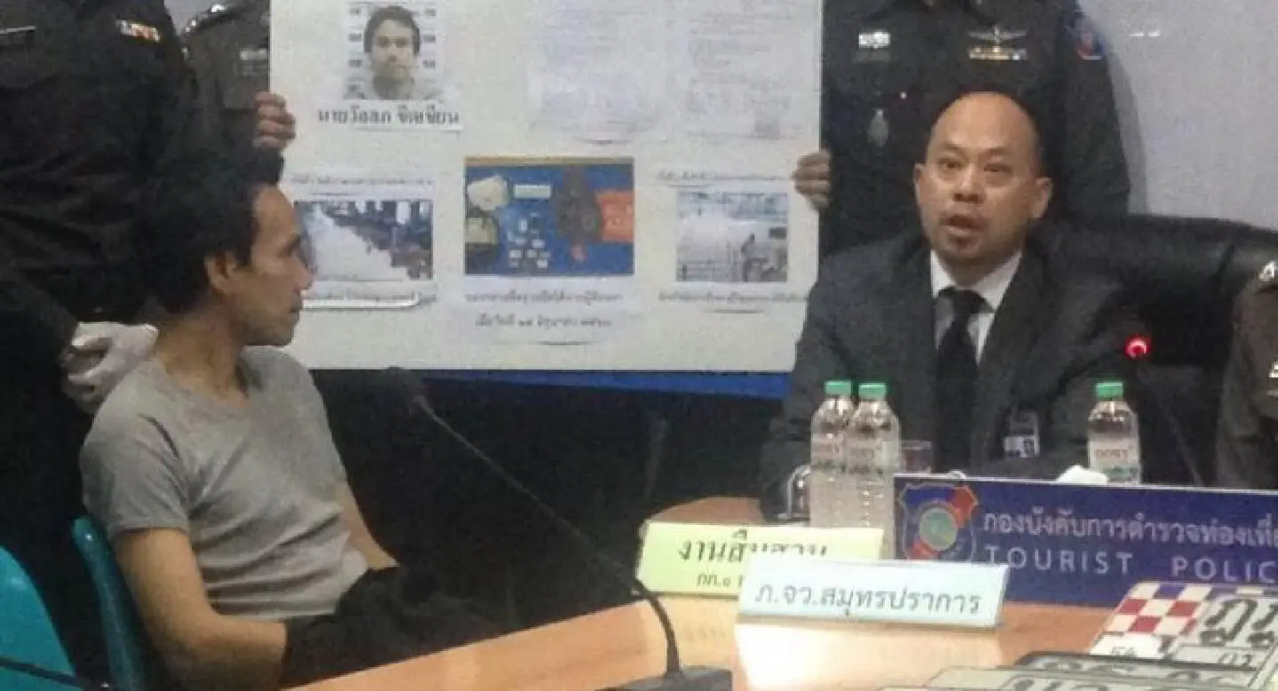 Thai man arrested for stealing valuables from passengers at Suvarnabhumi Airport Thai man arrested for stealing valuables from passengers at Suvarnabhumi Airport