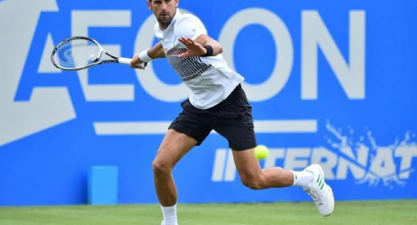 Djokovic marches into Eastbourne final, Konta withdraws Djokovic marches into Eastbourne final, Konta withdraws