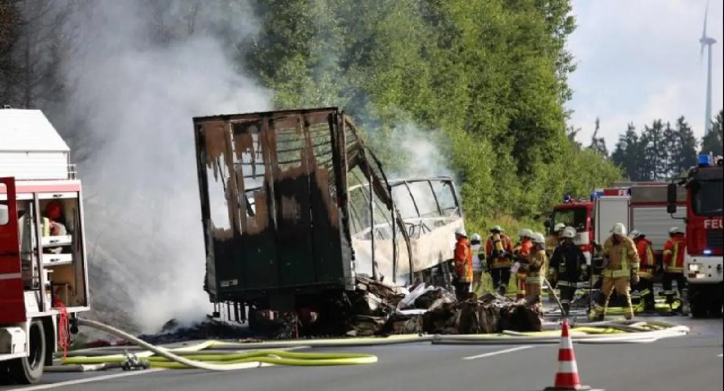 Up to 17 feared dead in German bus accident Up to 17 feared dead in German bus accident