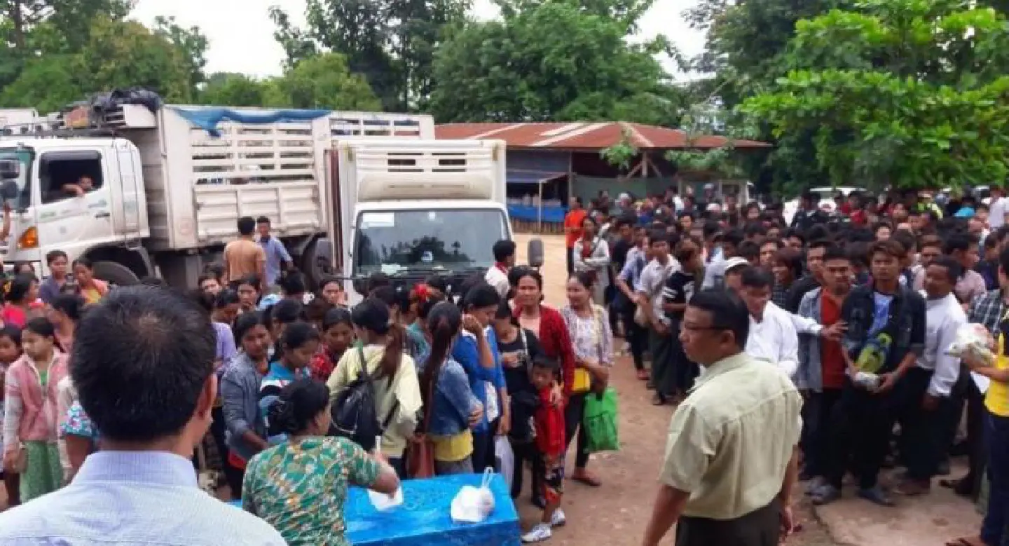 Myanmar worker exodus from country continues Myanmar worker exodus from country continues
