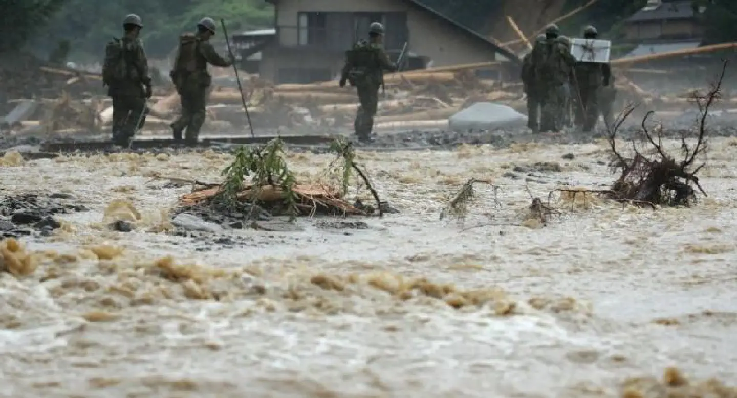 Japan floods death toll rises to 18 Japan floods death toll rises to 18