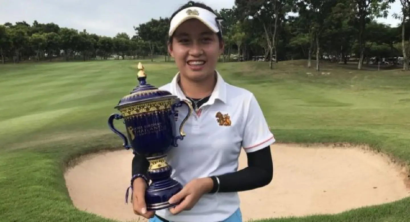 Atthaya makes history as youngest winner in ladies pro golf event Atthaya makes history as youngest winner in ladies pro golf event