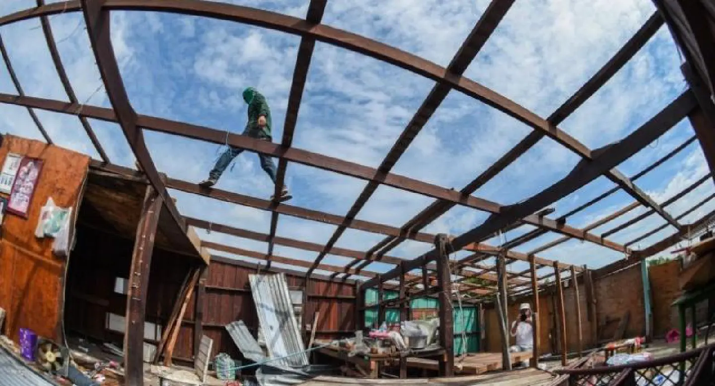 Eight riverside homes demolished in Bangkok to make way for development Eight riverside homes demolished in Bangkok to make way for development