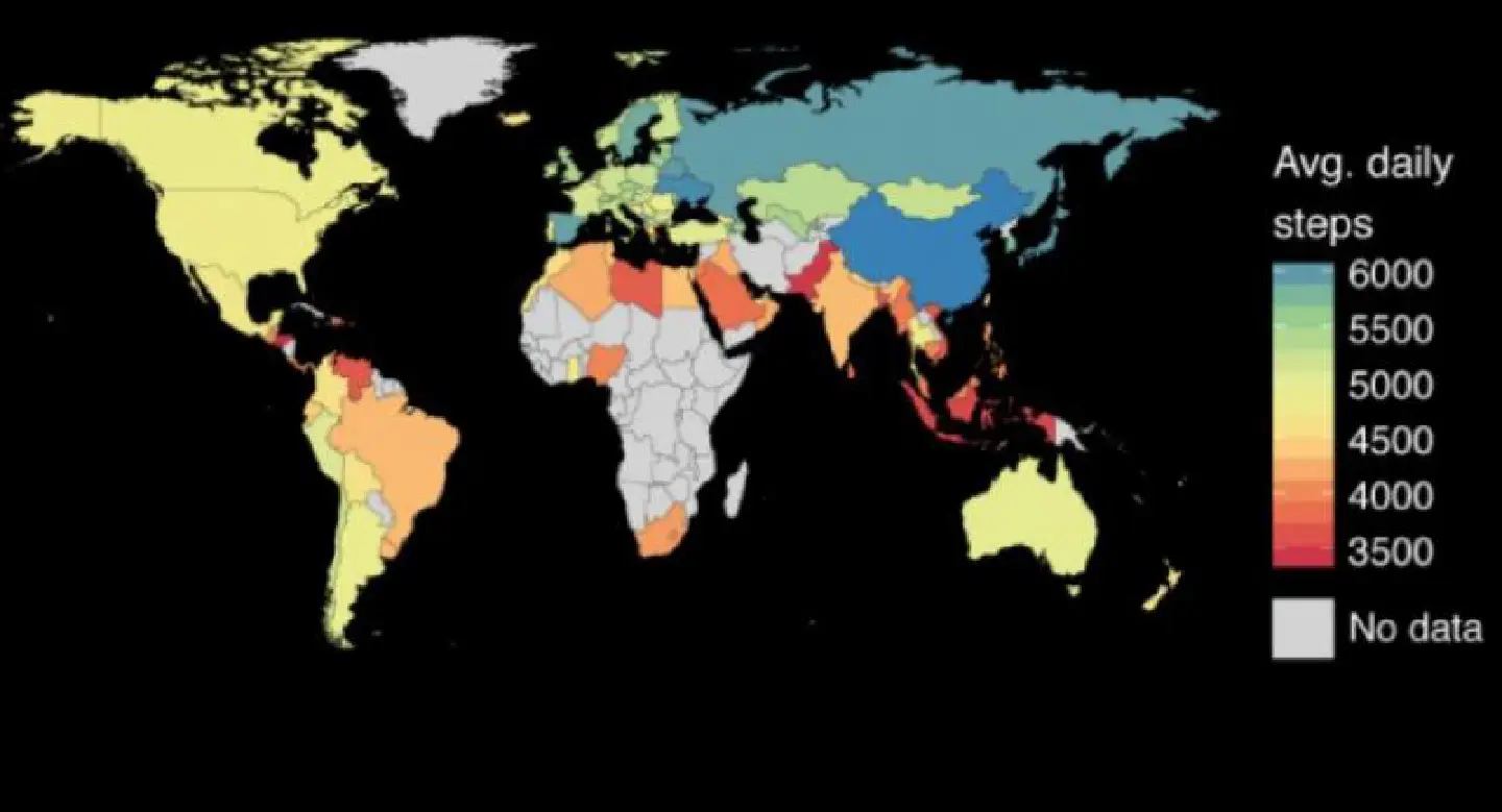 Here’s where Thailand ranked in a study on the world’s laziest countries Here’s where Thailand ranked in a study on the world’s laziest countries