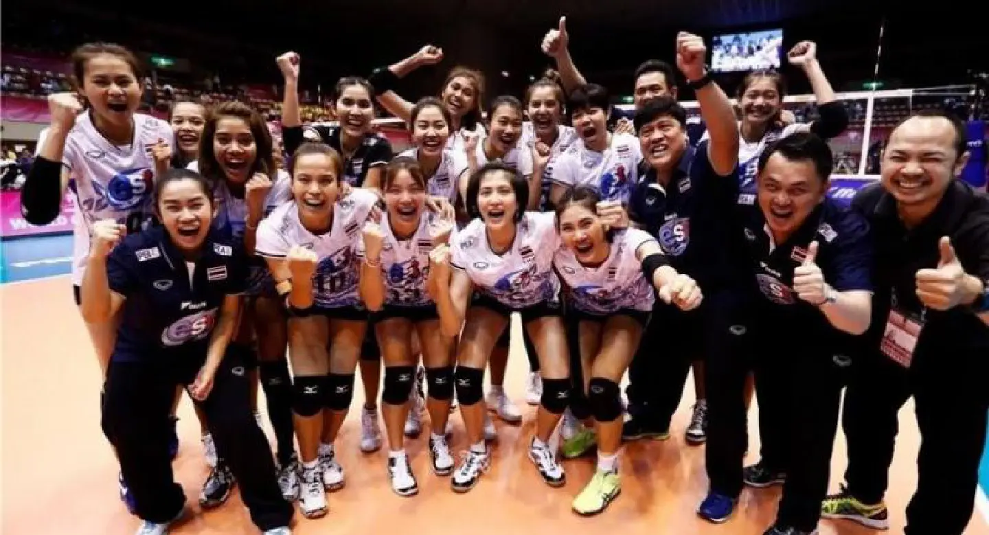 Thai spikers make history after stunning title-holders Brazil in straight sets Thai spikers make history after stunning title-holders Brazil in straight sets