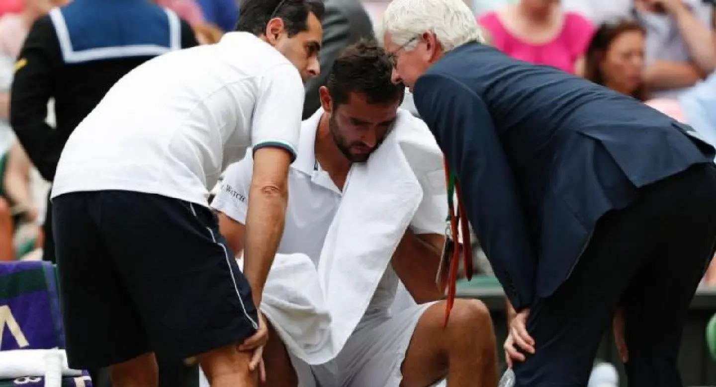 Devastated Cilic reveals blister sparked Wimbledon tears Devastated Cilic reveals blister sparked Wimbledon tears