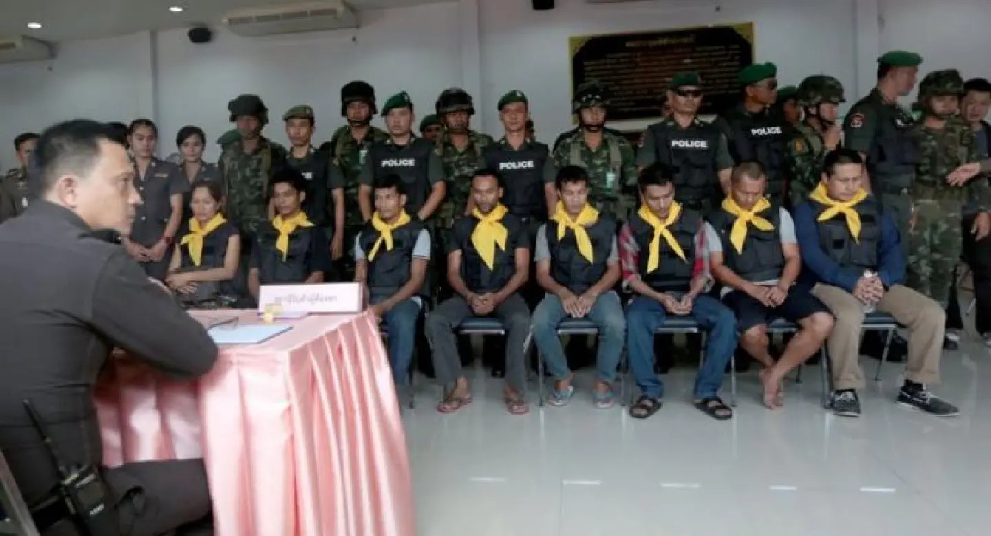 Krabi massacre suspects handed over to police Krabi massacre suspects handed over to police