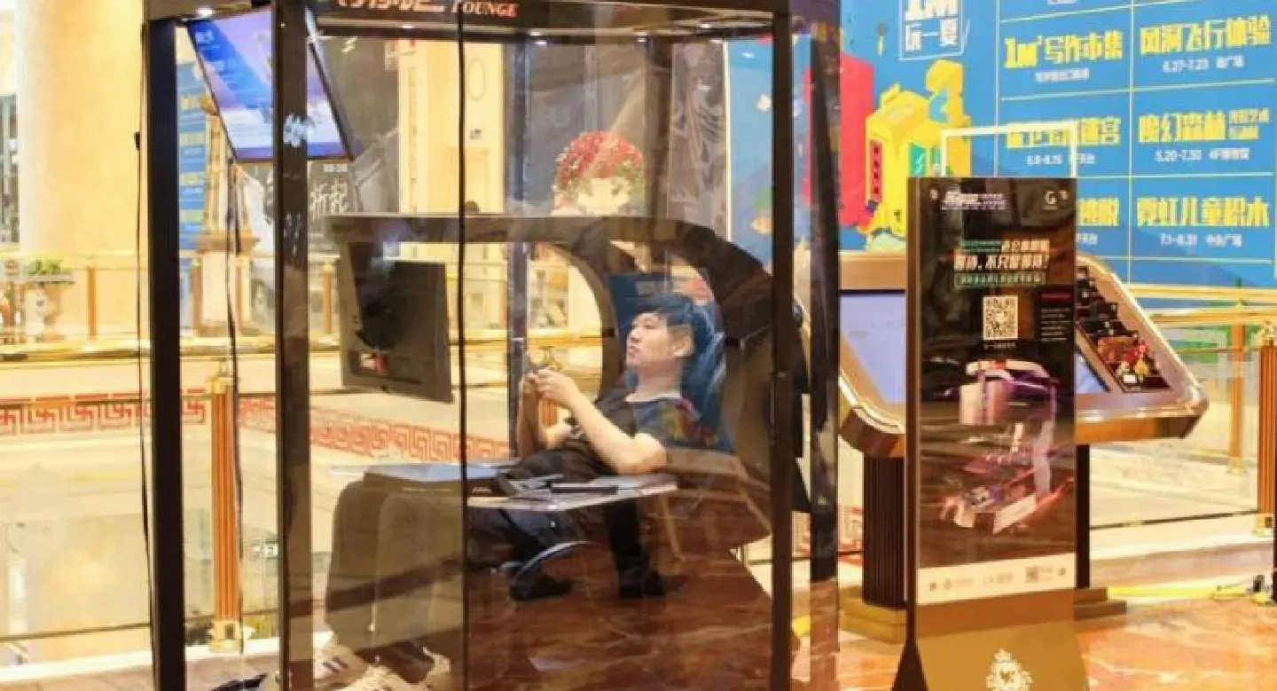 Time out for shopped-out husbands Time out for shopped-out husbands