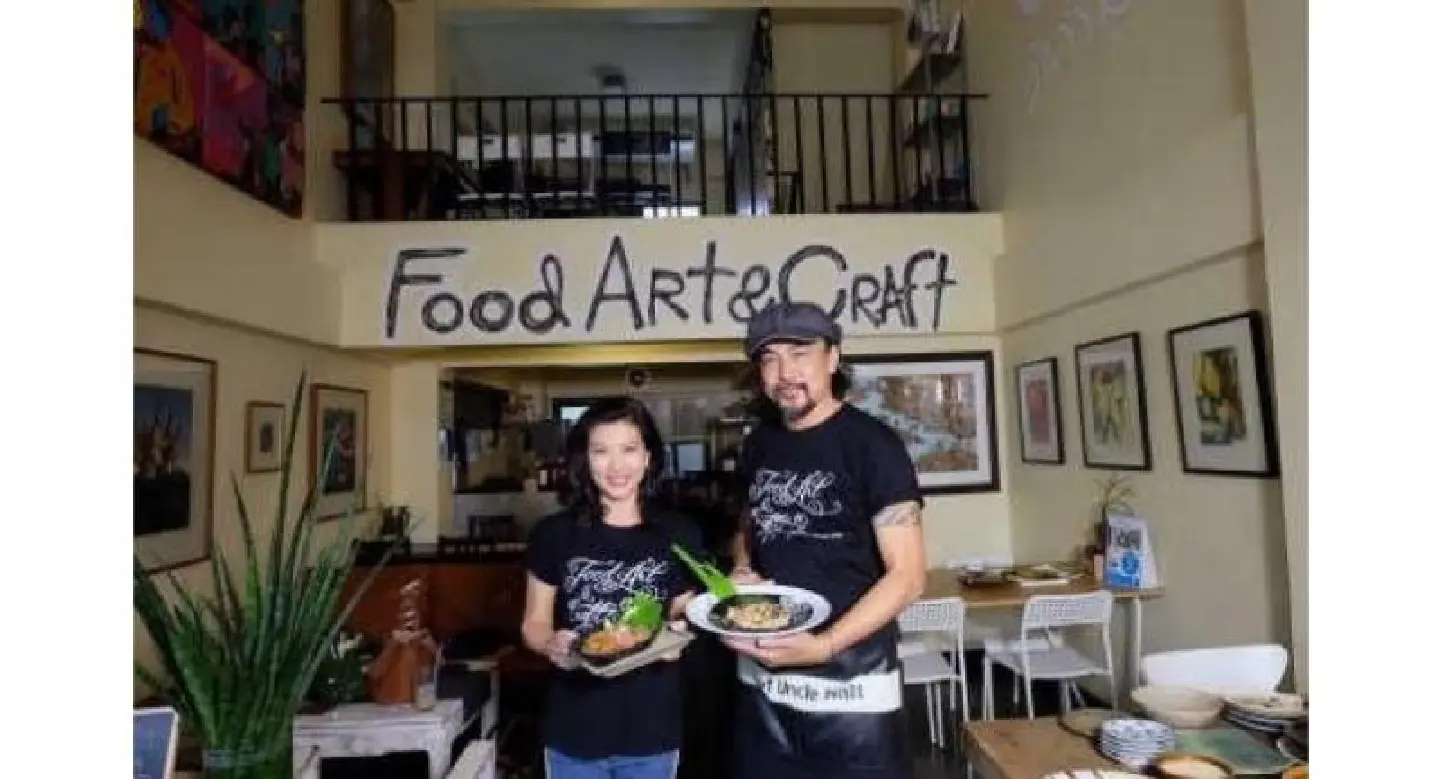 Restaurant enjoys success combining food, art and crafts Restaurant enjoys success combining food, art and crafts