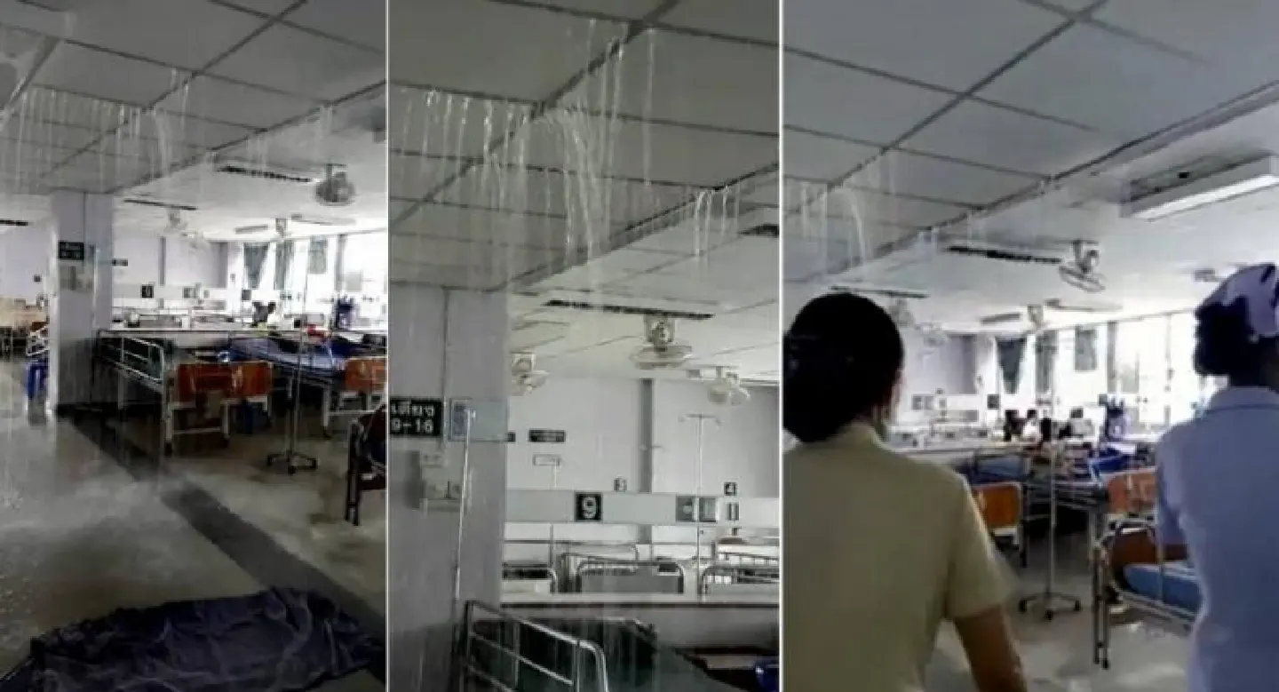 Phetchabun Hospital water leak caused by high-power pump: director Phetchabun Hospital water leak caused by high-power pump: director