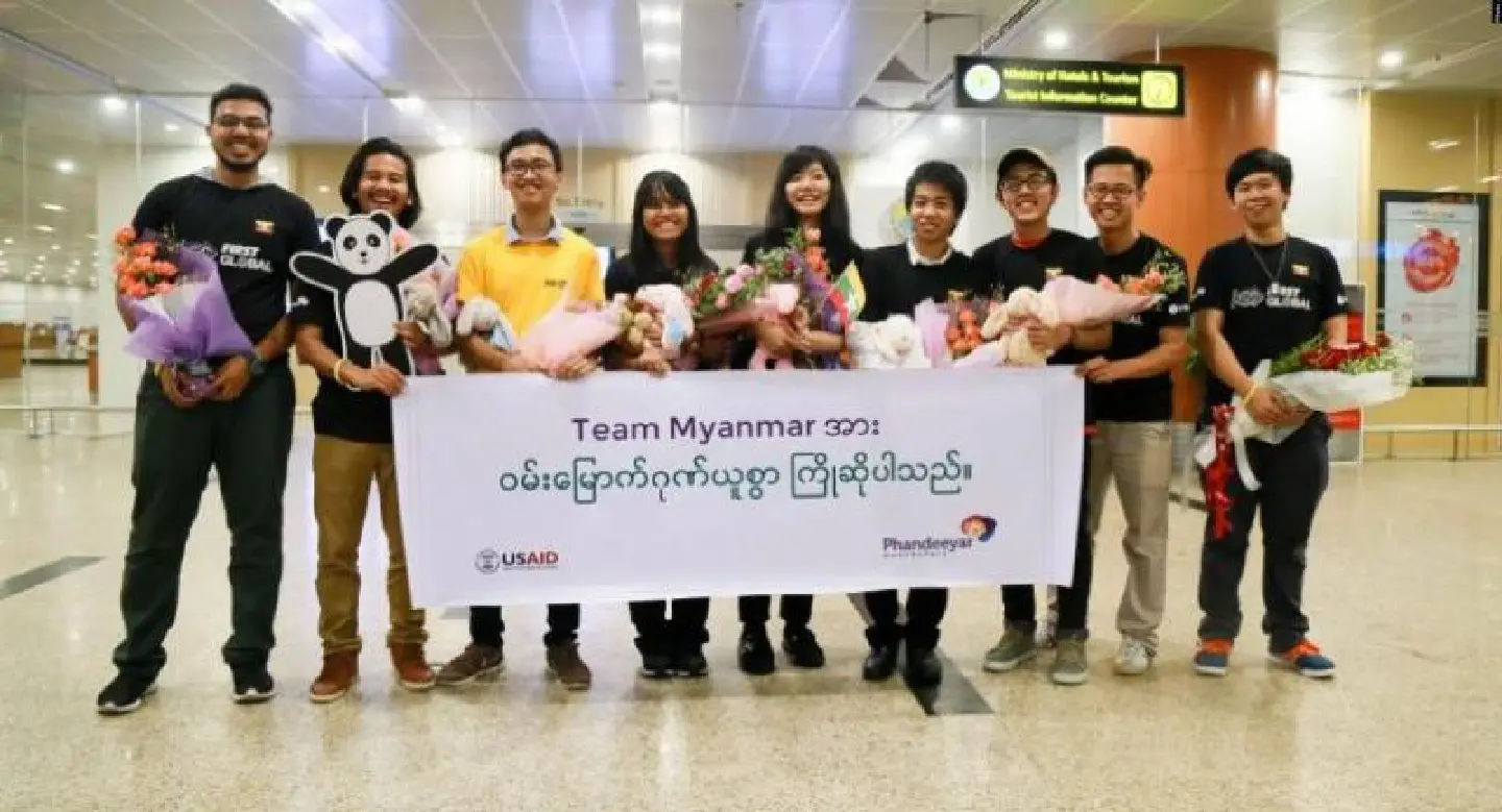 Myanmar team ranks at robot meet Myanmar team ranks at robot meet