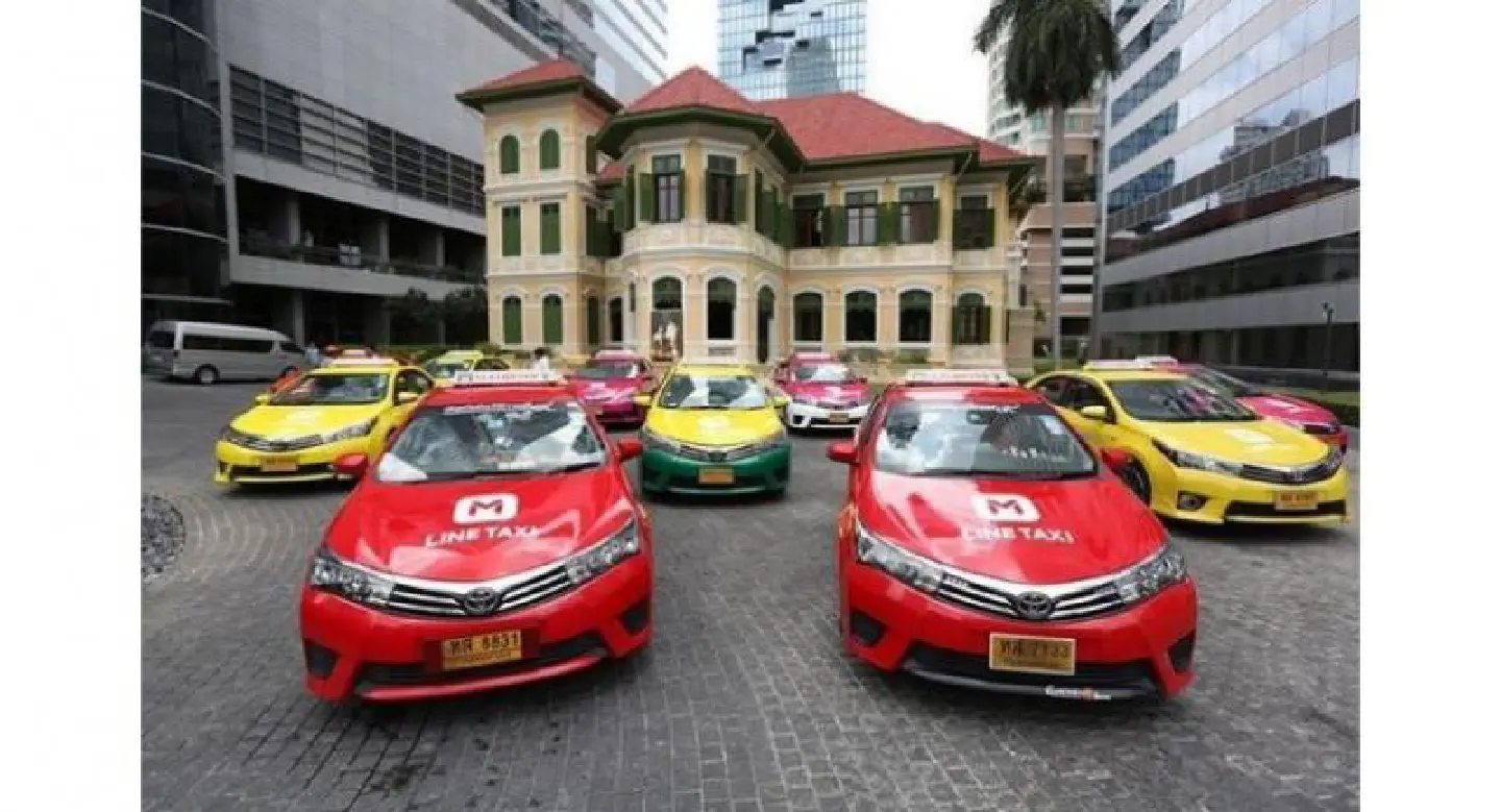 Line links up with Bangkok taxi network Line links up with Bangkok taxi network