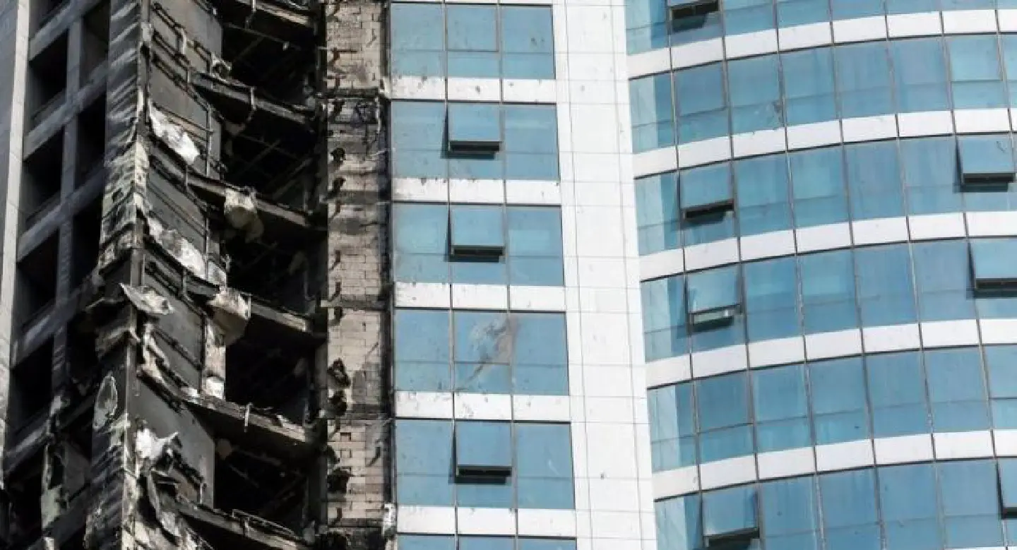 Blaze rips through Dubai skyscraper The Torch Blaze rips through Dubai skyscraper The Torch