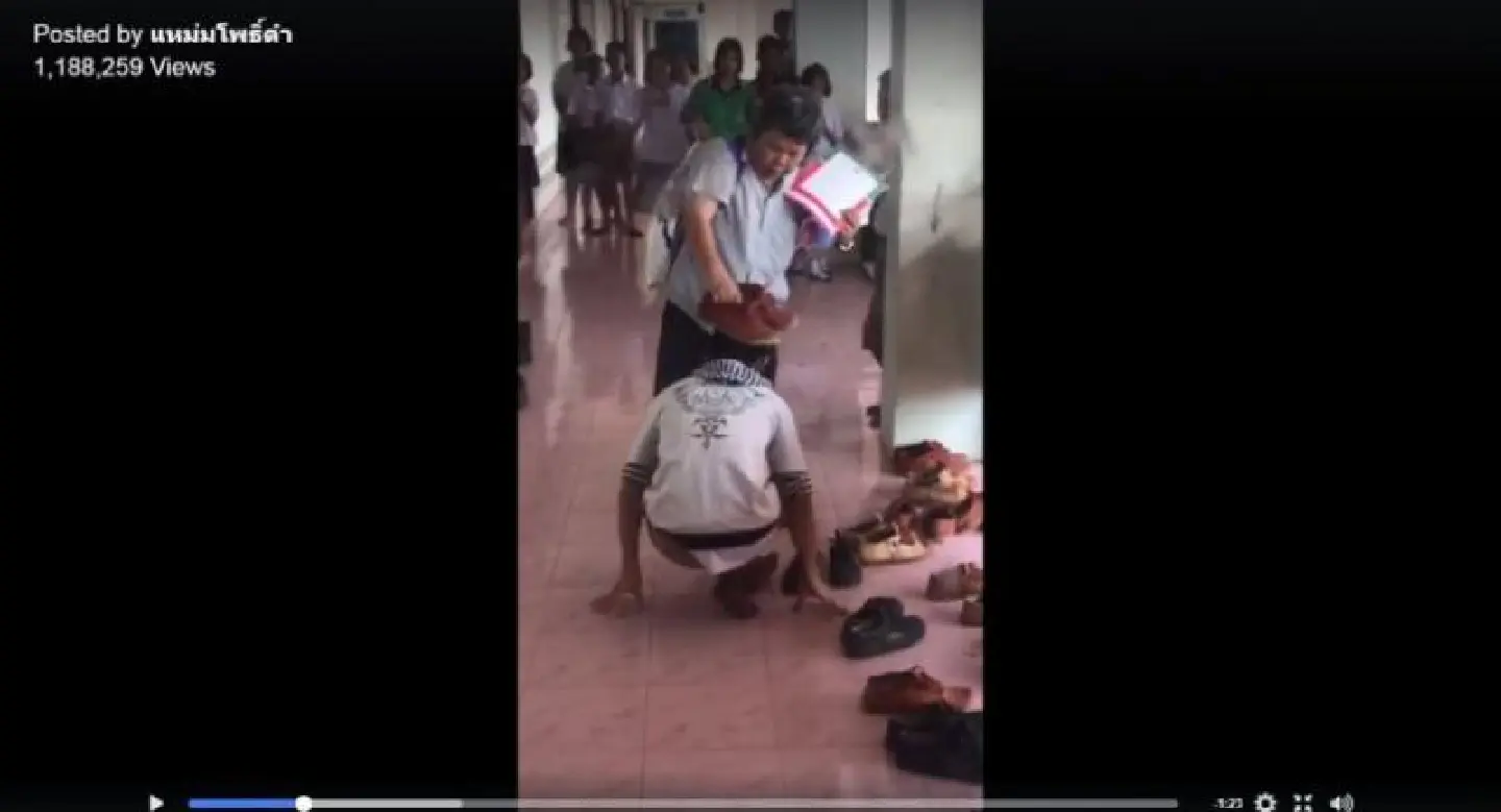 Netizens fume as teacher forces student to kowtow to shoes Netizens fume as teacher forces student to kowtow to shoes