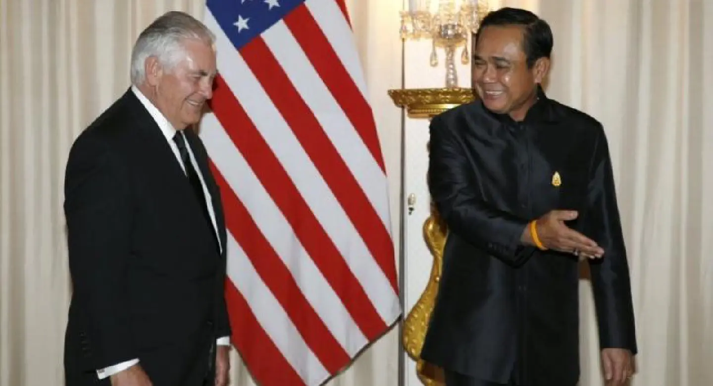 Tillerson in Thailand to press junta on North Korea ties Tillerson in Thailand to press junta on North Korea ties