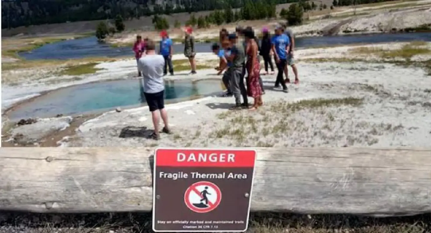 Thai woman defends trespass at Yellowstone Park after online criticism Thai woman defends trespass at Yellowstone Park after online criticism