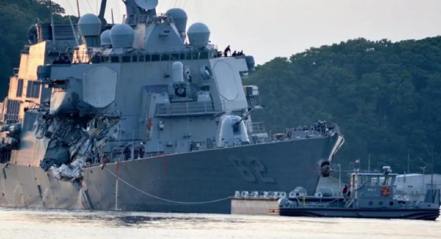 Commander dismissed after US Navy ship crashed off Japan