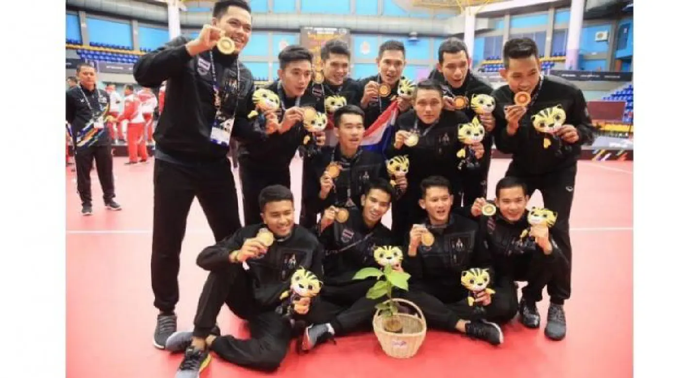 Thai men's regu team and women's water polo reign supreme