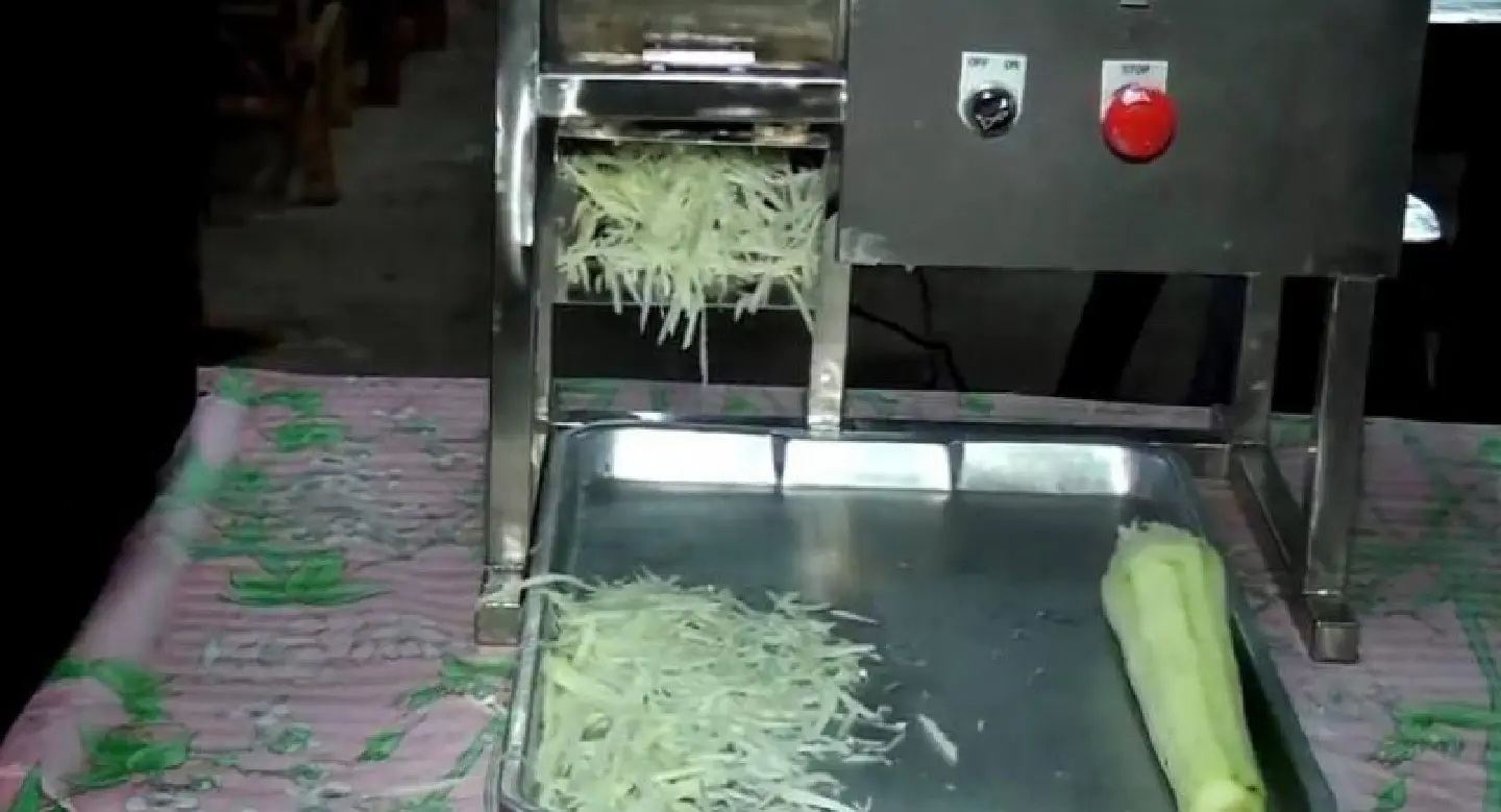 Thailand 4.0: Machine mimics vendor-sliced papaya Thailand 4.0: Machine mimics vendor-sliced papaya