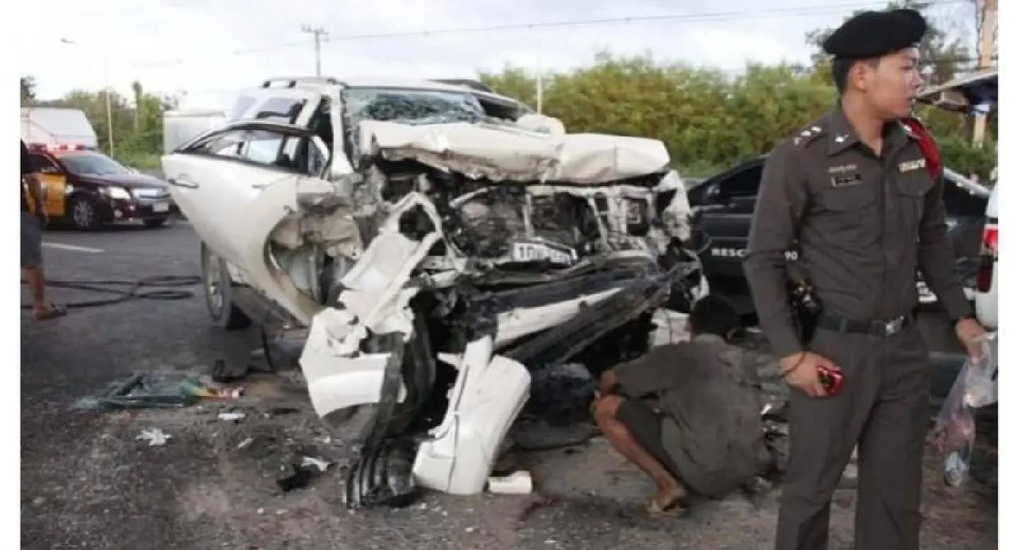 One killed, two injured as vehicle crashes into trailer truck One killed, two injured as vehicle crashes into trailer truck