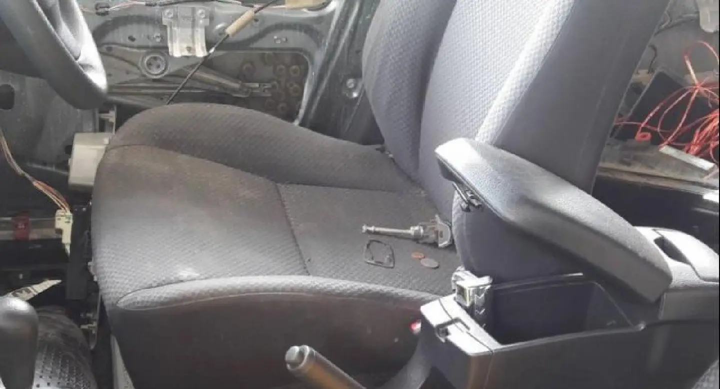 Stains in car of missing female official not from blood